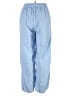 Unbranded 100% Polyester Stripes Blue Casual Pants Size L - photo 2