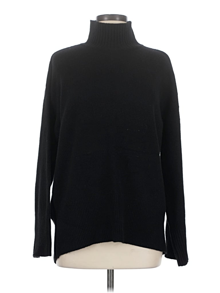 Pre-owned Frame Cashmere Pullover Sweater In Black