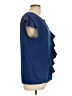 Spiegel Blue Sleeveless Blouse Size 12 - photo 4