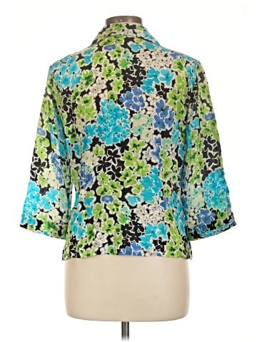 Allison Taylor 3/4 Sleeve Silk Top (view 2)