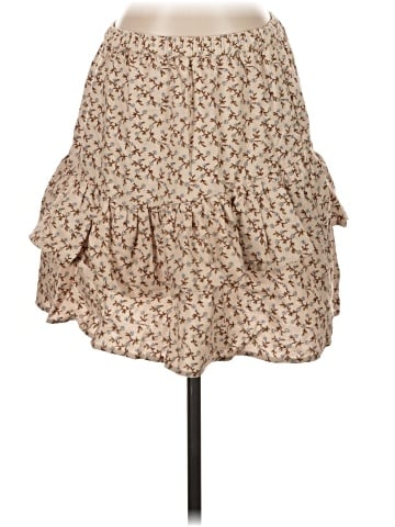 Madewell Flannel Pull-On Mini Skirt (view 1)