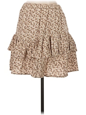 Madewell Flannel Pull-On Mini Skirt (view 2)