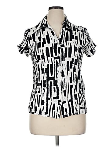 Essentials by Milano Short Sleeve Blouse (view 1)