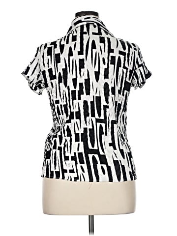 Essentials by Milano Short Sleeve Blouse (view 2)