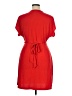Nine West Solid Red Cocktail Dress Size XL - photo 2