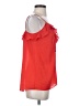 Ella Moss Red Sleeveless Blouse Size S - photo 4