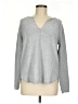Socialite Metallic Silver Pullover Sweater Size M - photo 1