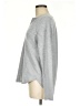 Socialite Metallic Silver Pullover Sweater Size M - photo 5