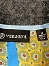 Versona 100% Polyester Blue Long Sleeve Blouse Size M - photo 7