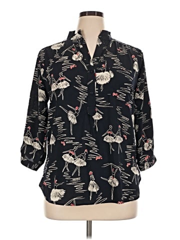 Cals 3/4 Sleeve Blouse (view 1)