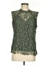 Adiva 100% Polyester Green Sleeveless Blouse Size M - photo 1
