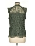 Adiva 100% Polyester Green Sleeveless Blouse Size M - photo 2