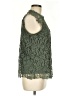 Adiva 100% Polyester Green Sleeveless Blouse Size M - photo 4