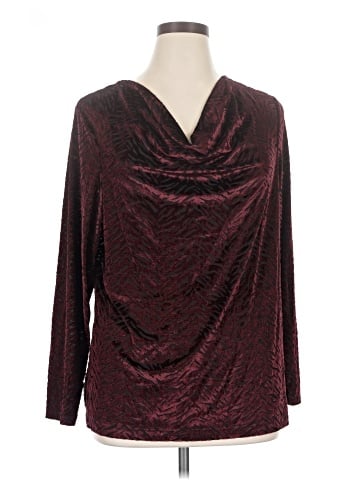 Dana Buchman Long Sleeve Blouse (view 1)