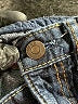 Gap 100% Cotton Blue Jeans Size 6-12 mo - photo 3
