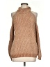 Elan 100% Polyester Tan Turtleneck Sweater Size M - photo 1