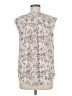 Chelsea28 100% Polyester Silver Sleeveless Blouse Size M - photo 2