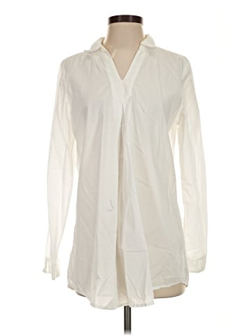 Garnet Hill Long Sleeve Blouse (view 1)