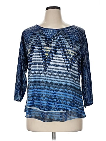 Avenue 3/4 Sleeve Blouse (view 1)