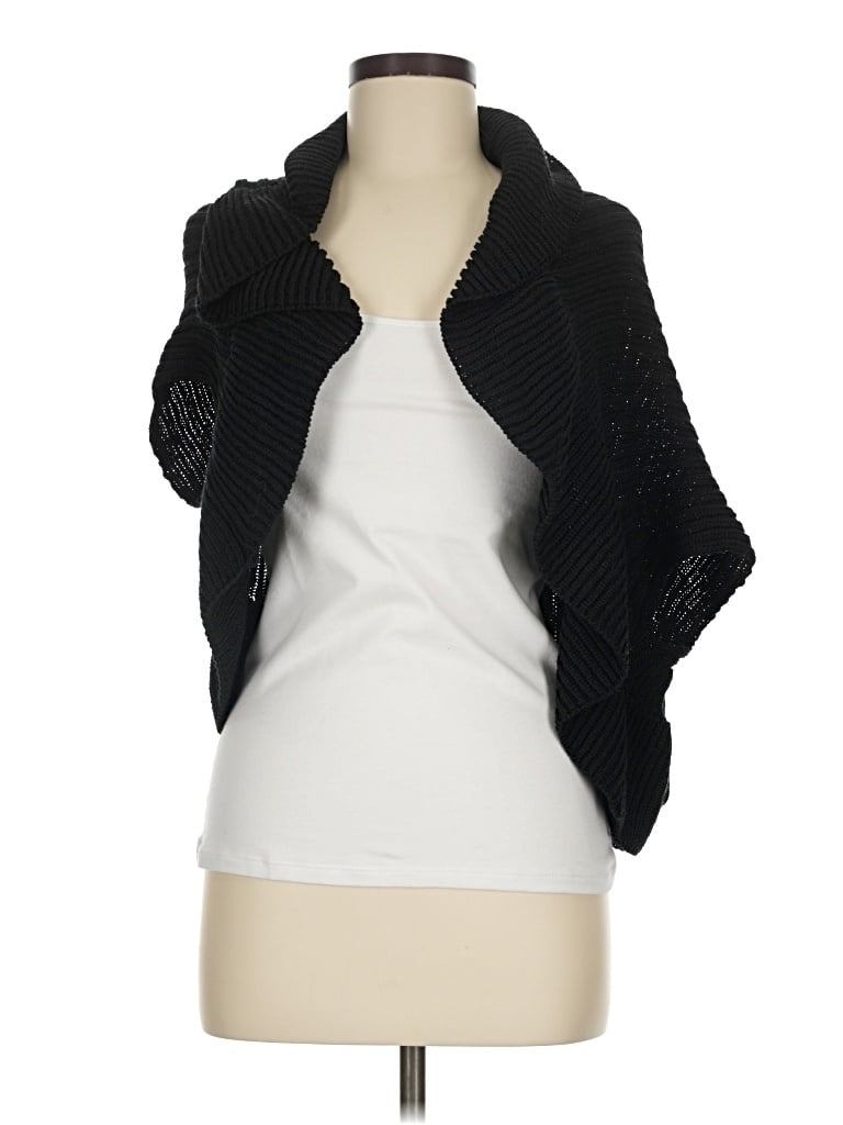 Pre-owned Bebe Cardigan Sweater In Black