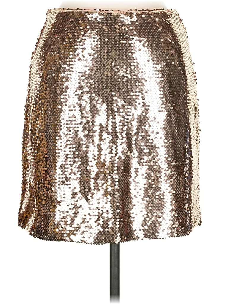 She + Sky Formal Skirt In Gold