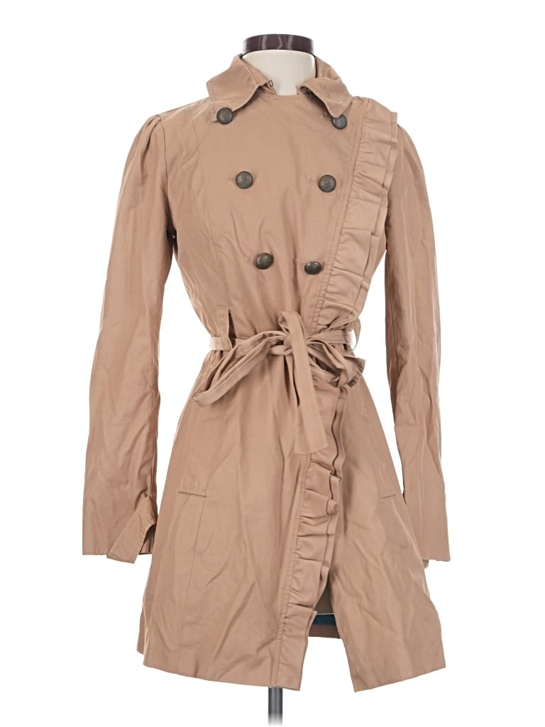 Pre-owned Elevenses Trenchcoat In Tan