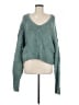 Free People 100% Nylon Teal Pullover Sweater Size M - photo 1