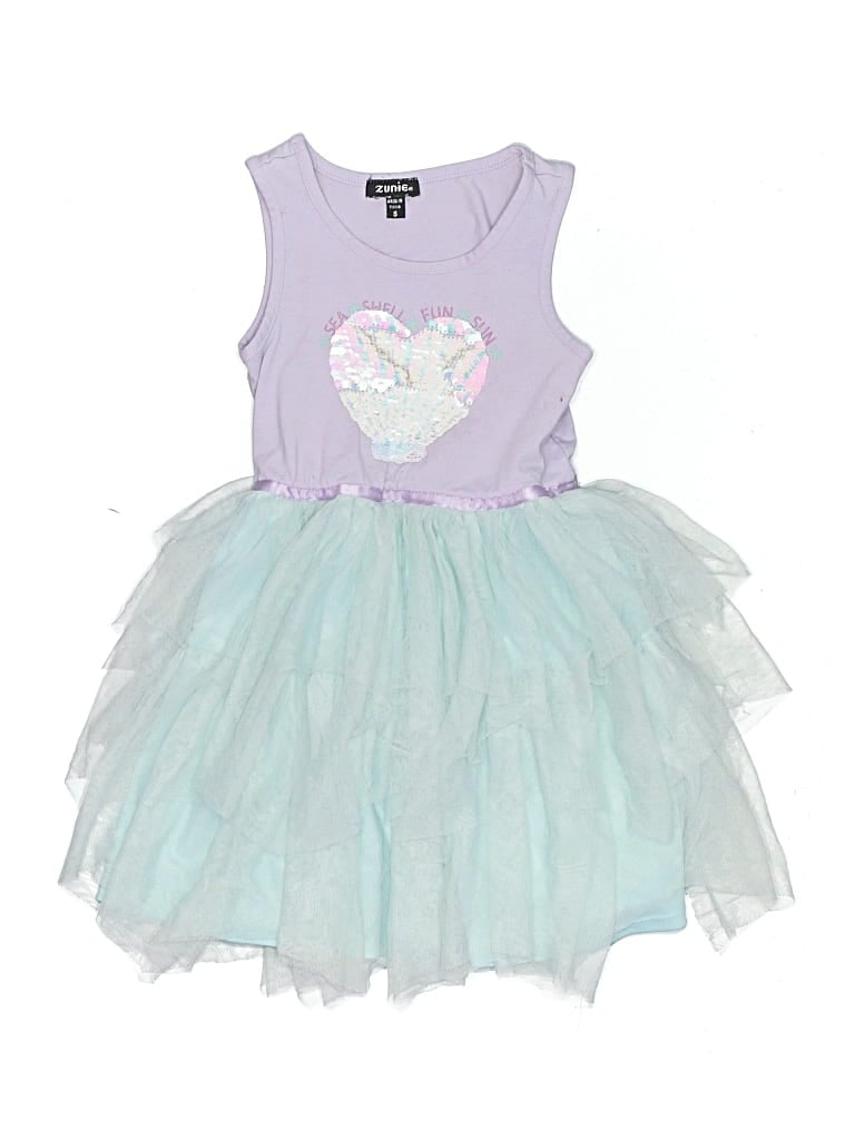 Pre-owned Zunie Kids' Dress In Purple