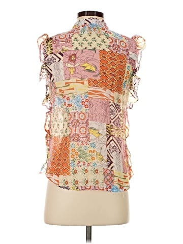 Rain Sleeveless Blouse (view 2)