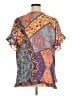 Umgee 100% Polyester Orange Short Sleeve Blouse Size XL - photo 2