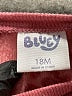 Bluey 100% Polyester Pink Sweatshirt 12-18 MO / 18 MO - photo 3