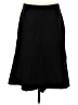 Jil Sander 100% Virgin Wool Solid Black Wool Skirt Size EU (IT) 40 / US 4 - photo 1