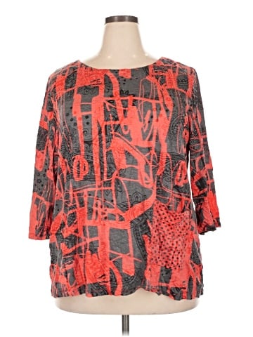 Shana 3/4 Sleeve T-Shirt (view 1)