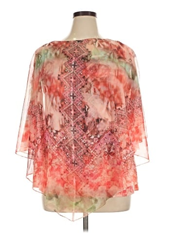 One World 3/4 Sleeve Blouse (view 1)