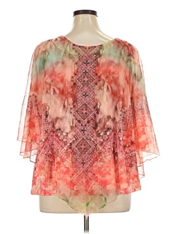One World 3/4 Sleeve Blouse (view 2)