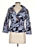 Odille Print Purple Blazer Size 6 - photo 1