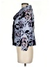 Odille Print Purple Blazer Size 6 - photo 5