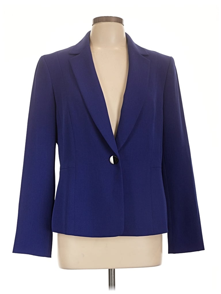 Pre-owned Kasper Blazer Jacket In Blue