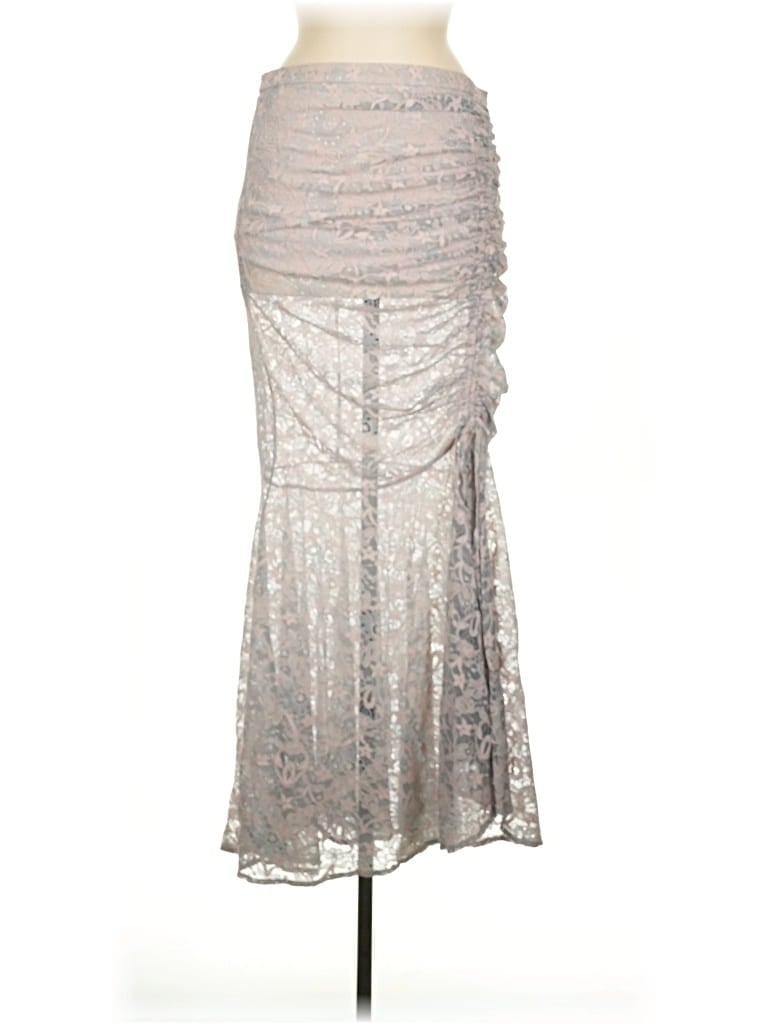 Pre-owned Marciano Formal Skirt In Silver