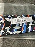 Parker 100% Polyester Graphic Blue Cocktail Dress Size M - photo 7