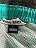 Lands' End 100% Polyester Color Block Green Board Shorts Size 6 - 7 - photo 3