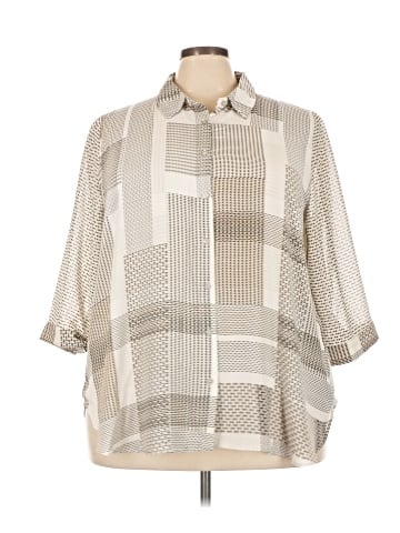Rose + Olive 3/4 Sleeve Blouse (view 1)