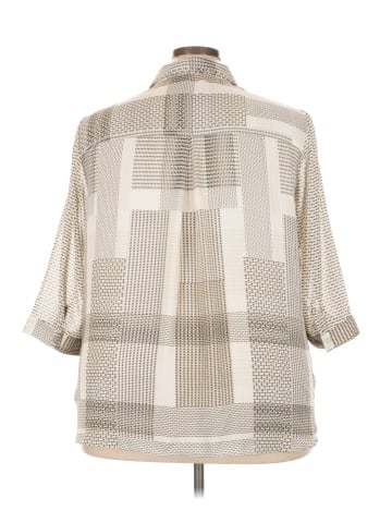 Rose + Olive 3/4 Sleeve Blouse (view 2)