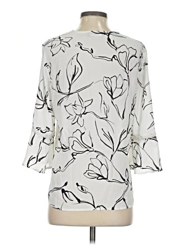 Karl Lagerfeld Paris 3/4 Sleeve Blouse (view 2)