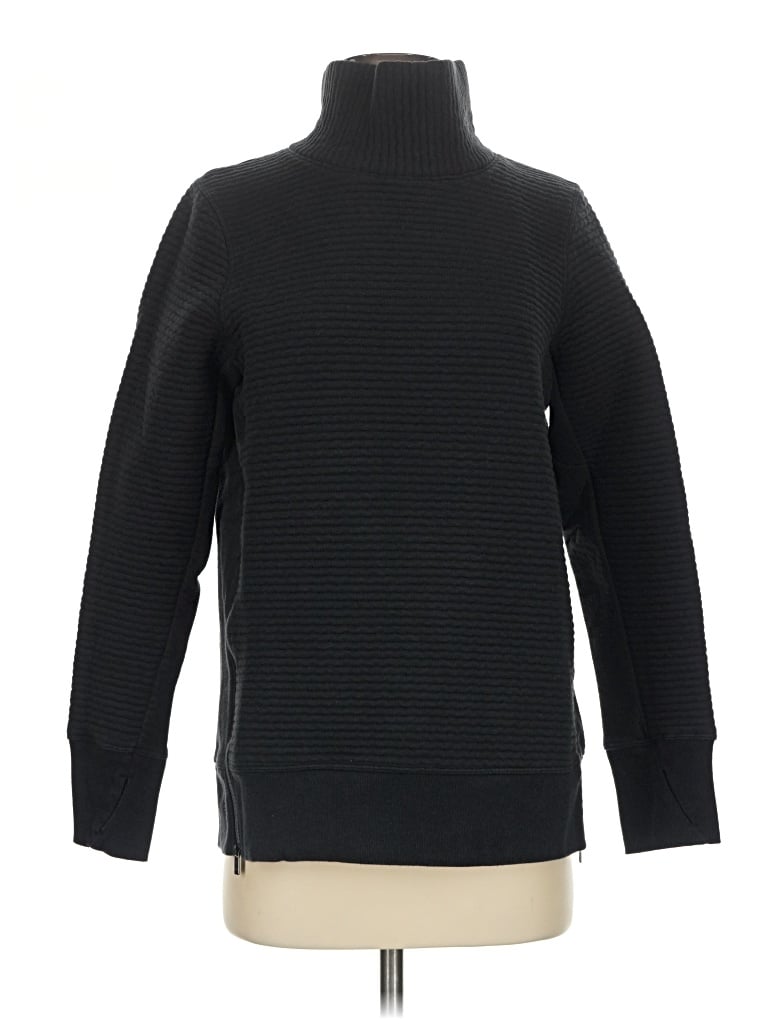 Pre-owned All In Motion Turtleneck Sweater In Black