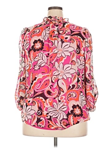 Bar III 3/4 Sleeve Blouse (view 2)