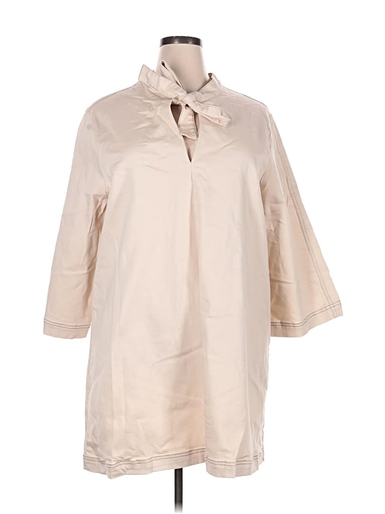 Pre-owned Pomander Place Casual Dress In Tan