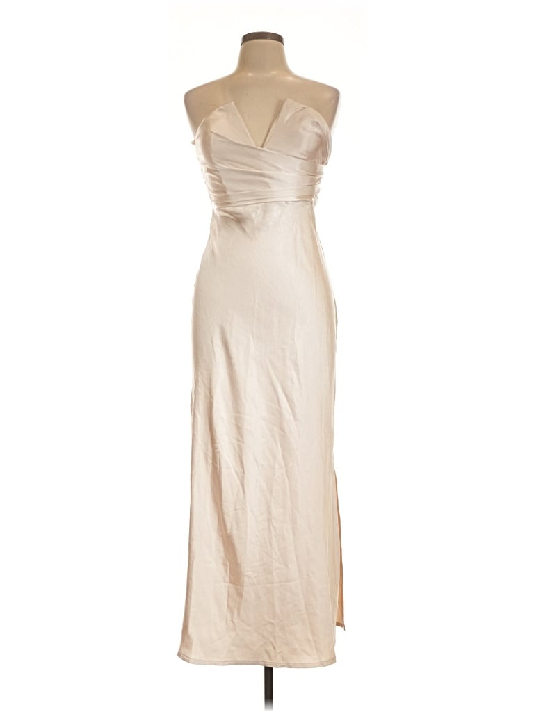 Pre-owned Saints + Secrets Cocktail Dress In Ivory