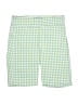 J. McLaughlin Checkered-gingham Blue Green Shorts Size 4 - photo 1