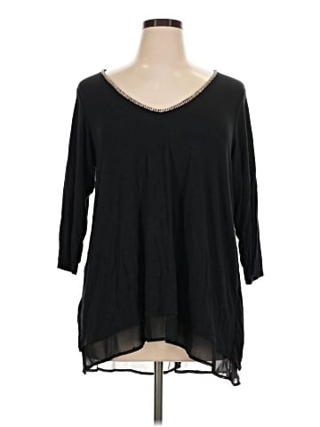 Rose + Olive 3/4 Sleeve Top (view 1)